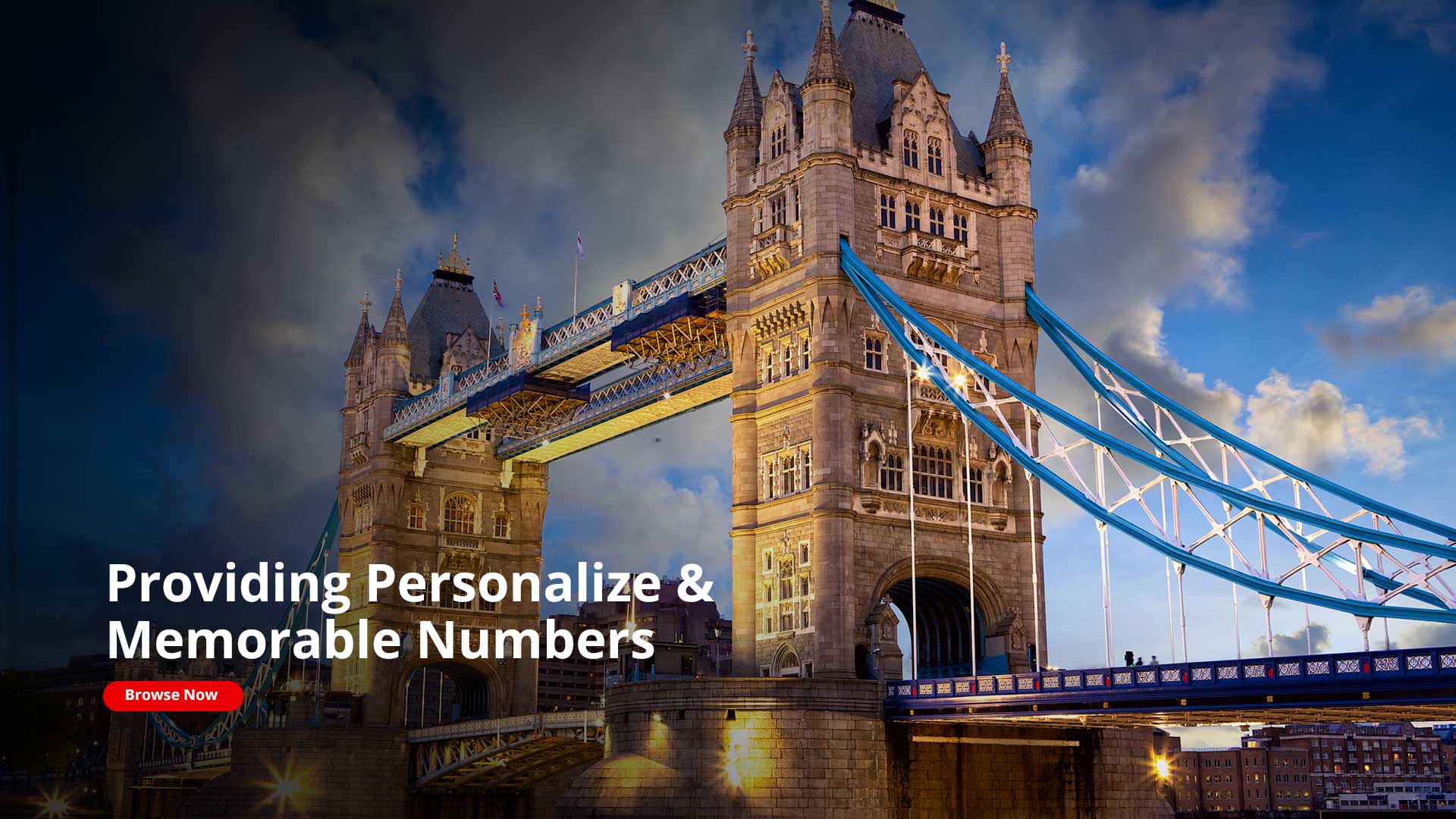 Personalize Number in UK